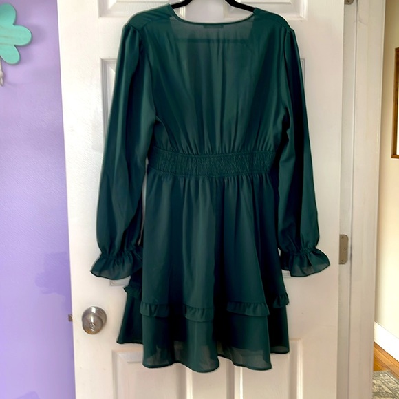 Cupshe Charming Bow Flounce Dress - Picture 2 of 3